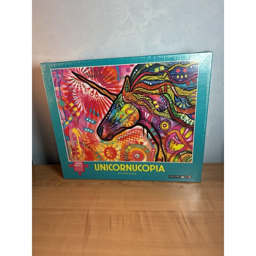 Willow Creek 1000 Piece Jigsaw Puzzle "Unicornucopia" New Sealed Dean Russo